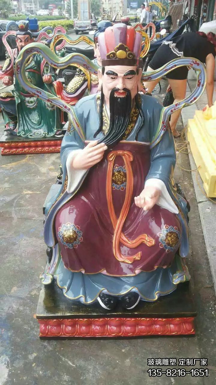 玻璃鋼彩繪廟宇太歲雕塑 玻璃鋼彩繪廟宇太歲雕塑