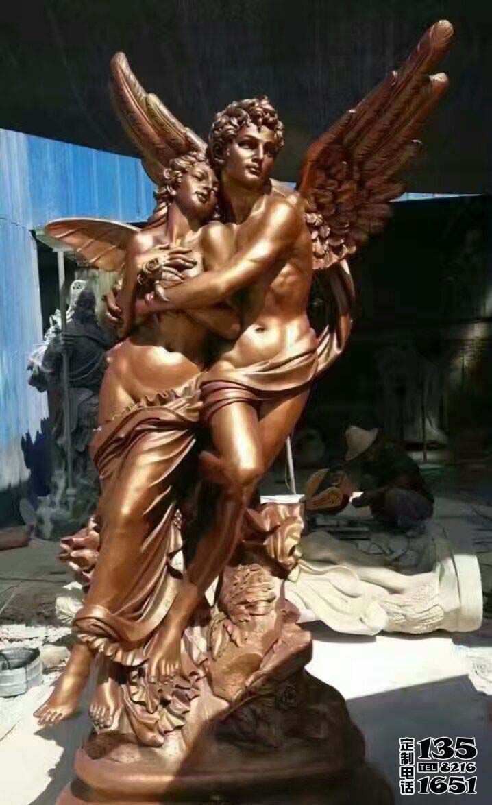 海邊景區擺放玻璃鋼仿銅西方人物雕塑 海邊景區擺放玻璃鋼仿銅西方人物雕塑