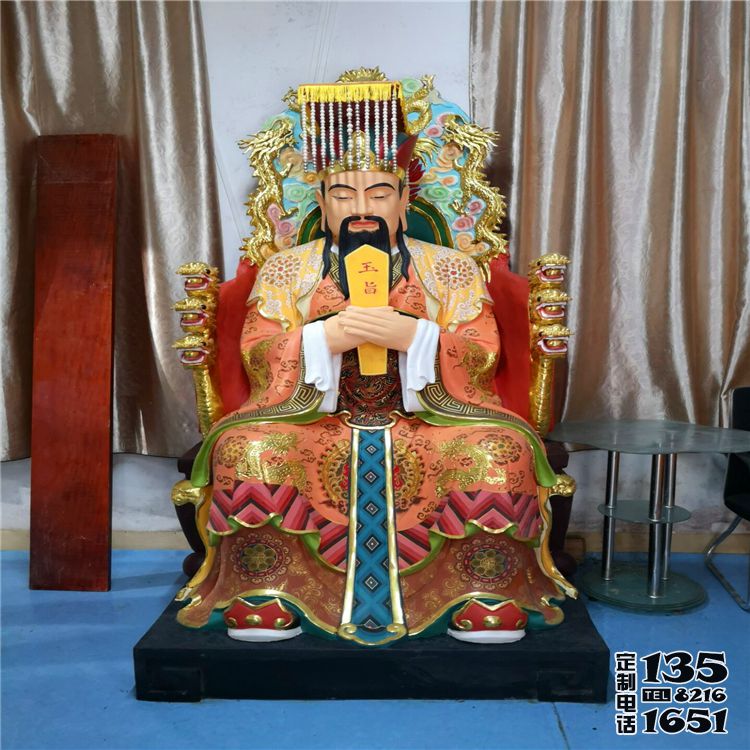 寺廟樹脂彩繪供奉神佛東岳大帝雕塑 寺廟樹脂彩繪供奉神佛東岳大帝雕塑