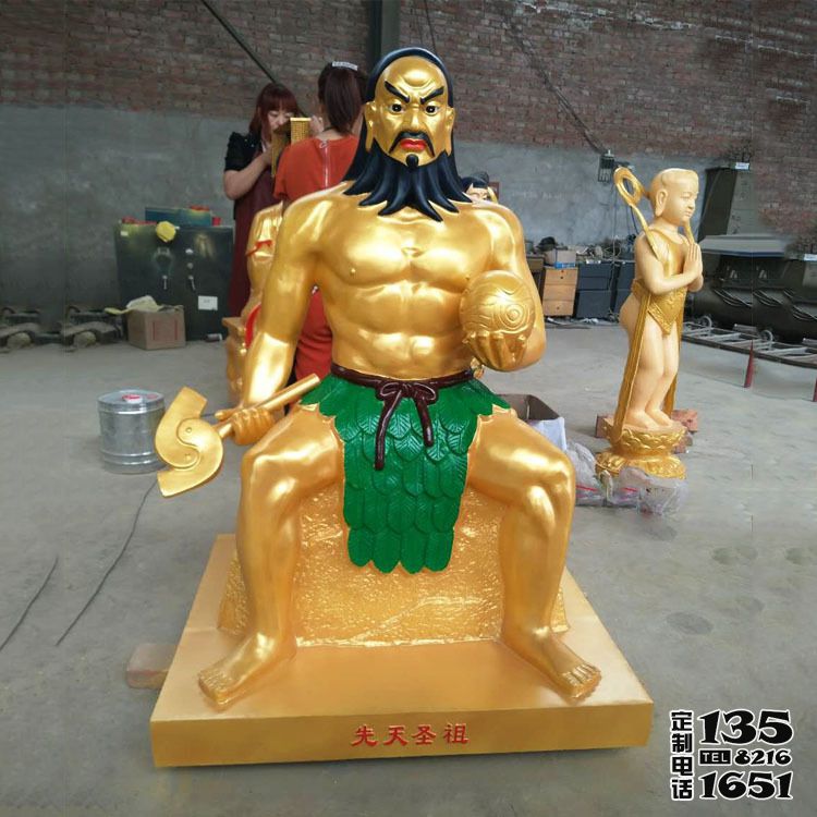 景區玻璃鋼炎帝神農氏彩繪神像 景區玻璃鋼炎帝神農氏彩繪神像