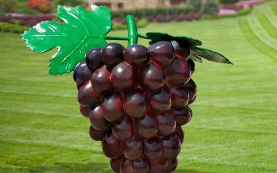 農場玻璃鋼仿真水果葡萄雕塑