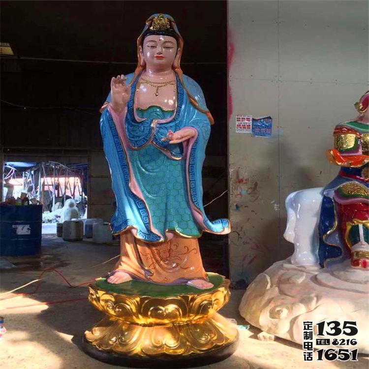 景區(qū)寺廟大型玻璃鋼彩繪觀音菩薩雕塑 景區(qū)寺廟大型玻璃鋼彩繪觀音菩薩雕塑