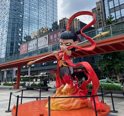 飄帶哪吒，3d打印，按需定制